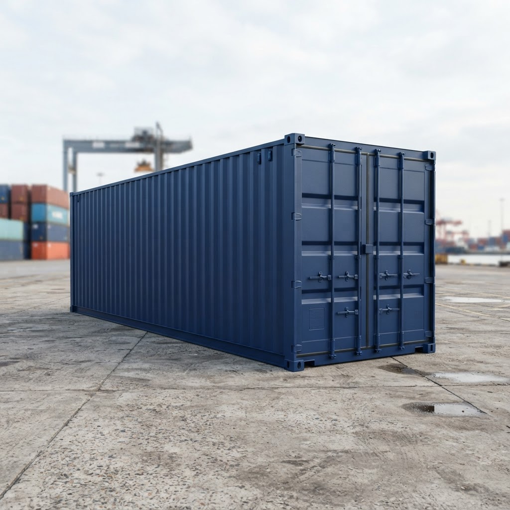 CargoVault Containers at a modern logistics terminal