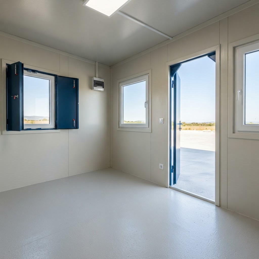custom new shipping container for sale — 3 Window Security Gatehouse delivered nationwide by Cargo Vault Containers thumbnail 4