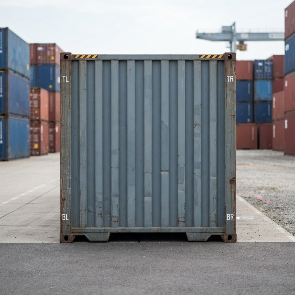 40ft used shipping container for sale — 40-foot Flat Rack Shipping Container Cargo-worthy delivered nationwide by CargoVault Containers thumbnail 3