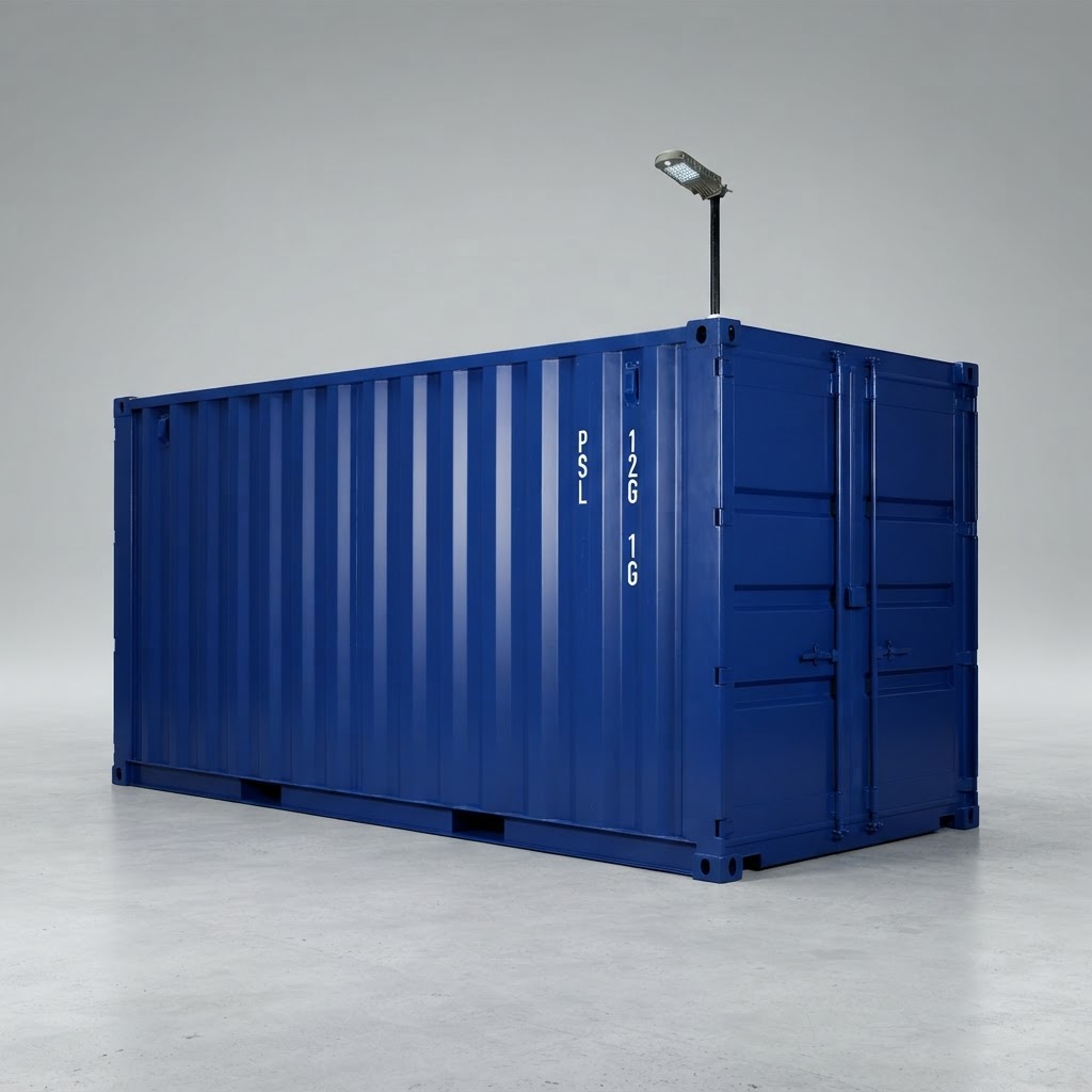 custom new shipping container for sale — Container Solar Floodlight delivered nationwide by Cargo Vault Containers thumbnail 3