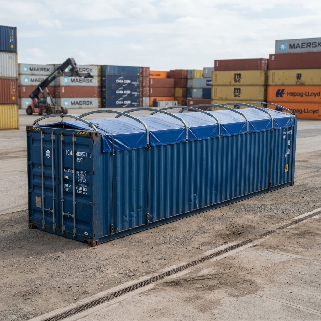 40ft new shipping container for sale — 40ft Open Top Shipping Container delivered nationwide by CargoVault Containers thumbnail 7