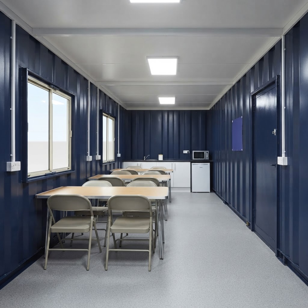 32ft new shipping container for sale — 32Ft x 10Ft Steel Canteen Cabin delivered nationwide by Cargo Vault Containers thumbnail 4