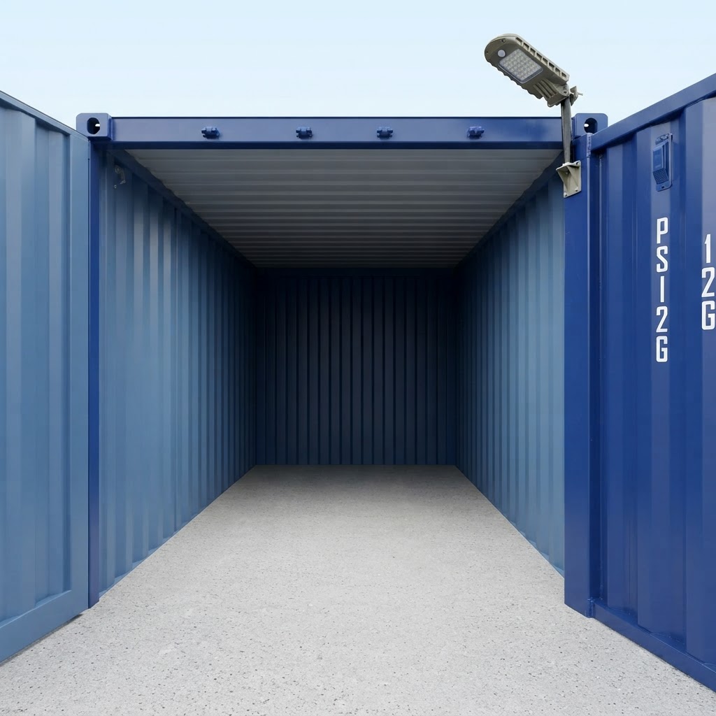 custom new shipping container for sale — Container Solar Floodlight delivered nationwide by Cargo Vault Containers thumbnail 4