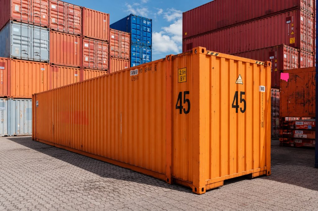 45ft_high_cube new shipping container for sale — 45ft High Cube Pallet-Wide Container – NEW (One-Trip) delivered nationwide by CargoVault Containers