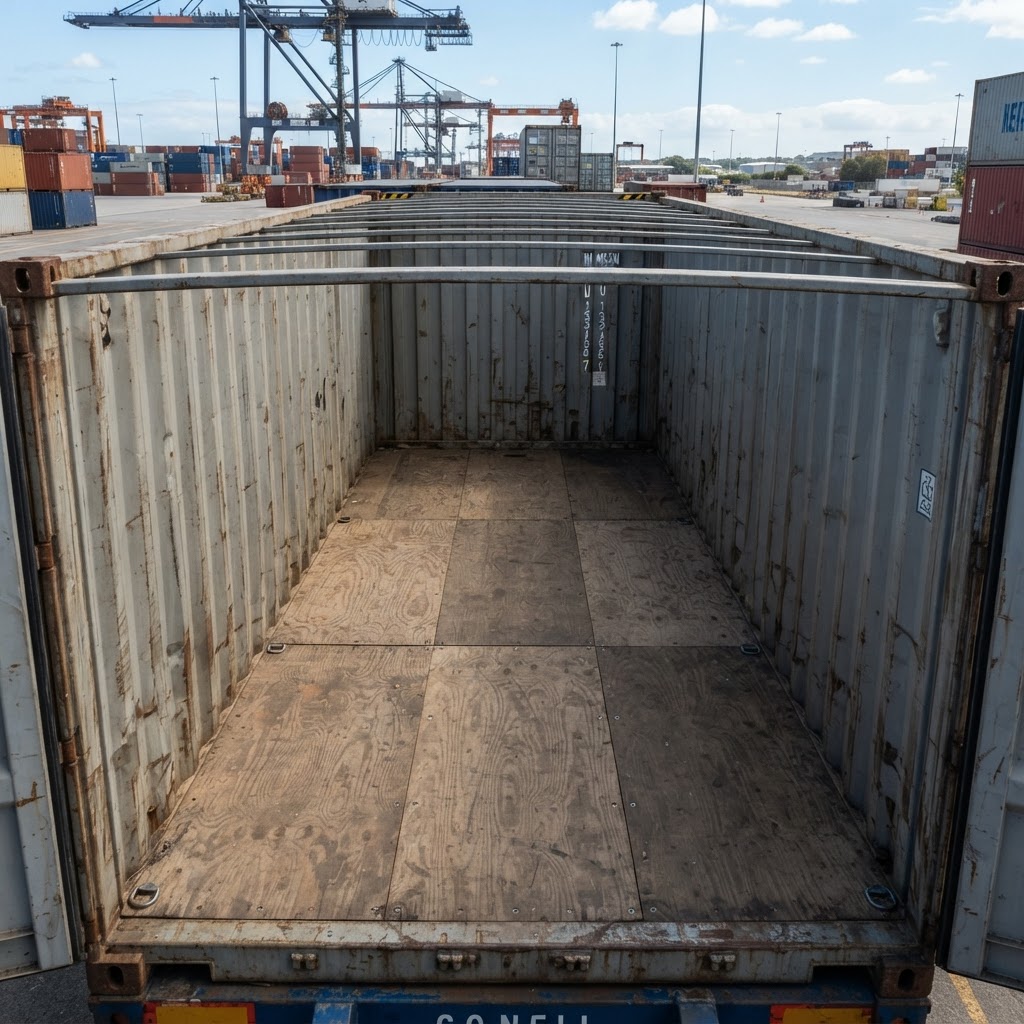 20ft new shipping container for sale — 20ft Open Top Shipping Container delivered nationwide by CargoVault Containers thumbnail 5