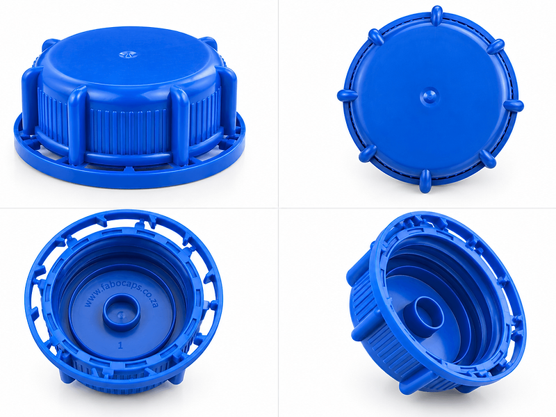 Blue Fabocaps 60mm screw caps