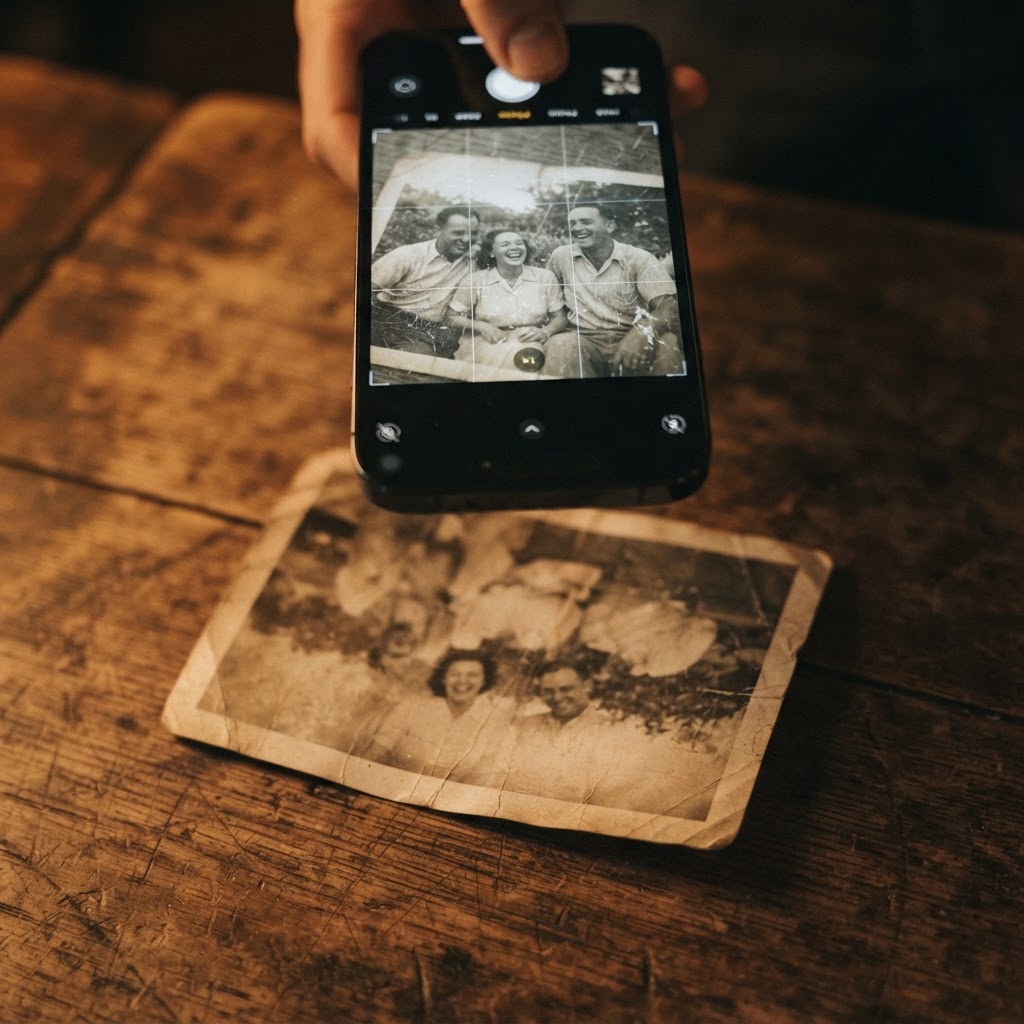 Why Photographing Old Prints With Your Phone Isn't Scanning — field note cover image