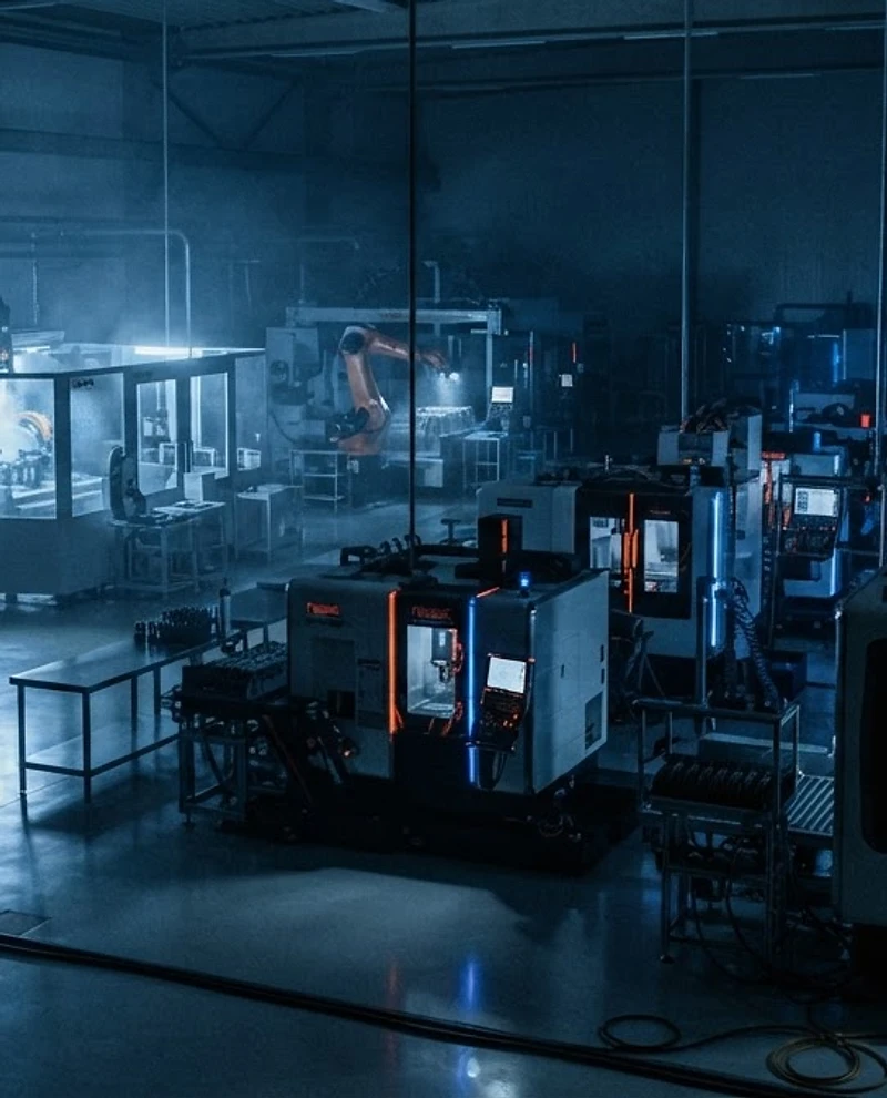 High-Tech Fertigungsboden für chirurgische Instrumente