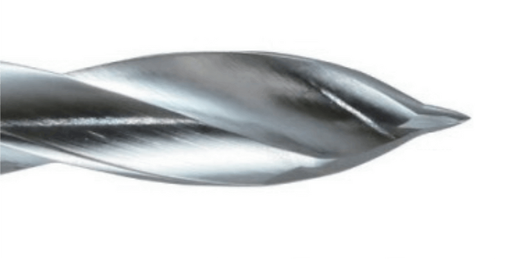 OMEGA-Bohrer mit drei Schneidkanten