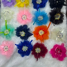Fabric Flower Applique Set