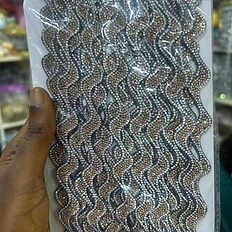 Bronze Wave Spiral Stretchy Trim