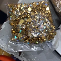 Aurora Borealis Gold Studs