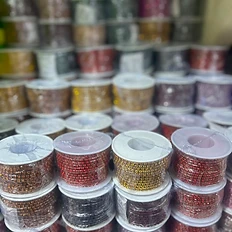 Rhinestone Cup Chain Spools