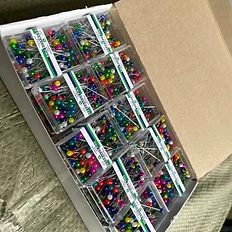 Colour-Headed Dressmaker Pins