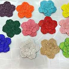 Crystal Flower Stud Set
