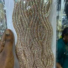 Rose Gold Spiral Stretchy Trim