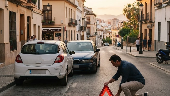 Accidente de tráfico en Málaga, primeros pasos a seguir
