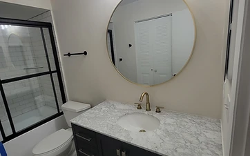 From Bare Walls to a Beautiful New Bathroom: Complete Bathroom Remodel in Tampa Bay