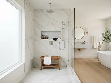 Luxury Bathroom Remodel — Bathrooms tile installation by Dream Tiles, Inc.