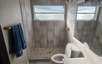 Bathroom Remodel in Largo, FL: Custom Walk-In Shower Transformation by Dream Tiles Inc.