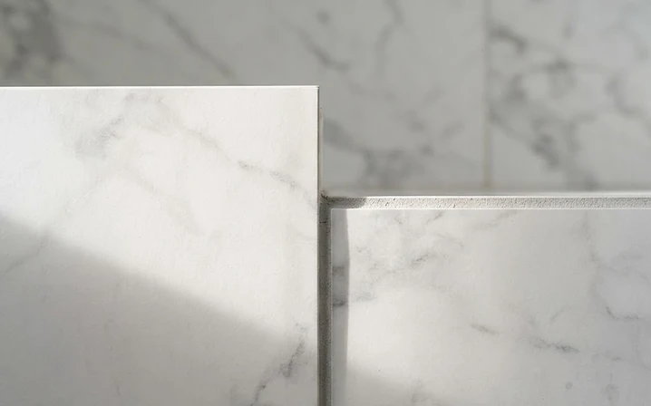 Tile lippage and uneven shower tile installation