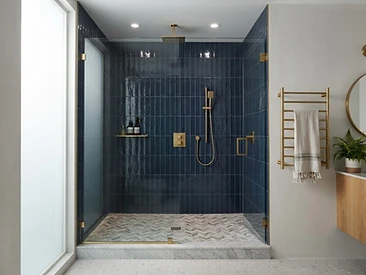 Curbless Walk-In Shower — Showers tile installation by Dream Tiles, Inc.