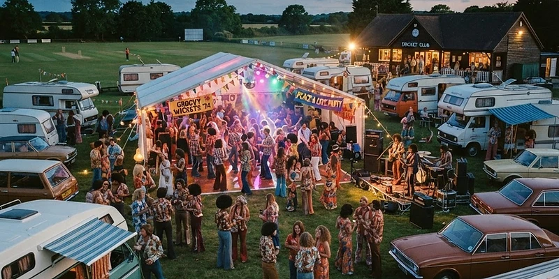 70s Weekend Rally – Collingham Cricket Club — Collingham Cricket Club, Dale Field