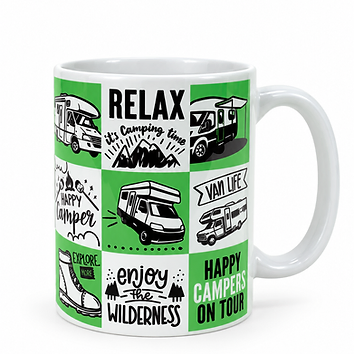 Van Club Mug — Checkerboard
