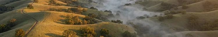 Danville hills at sunrise
