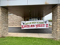 Joplin High School — Eagles Nest II welcome banner
