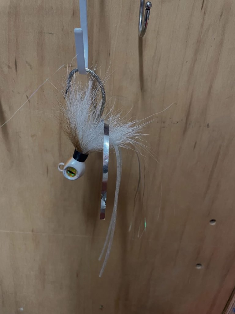 White Bucktail Jig