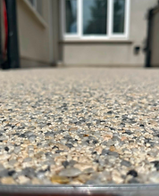 Curved Grey Resin Step