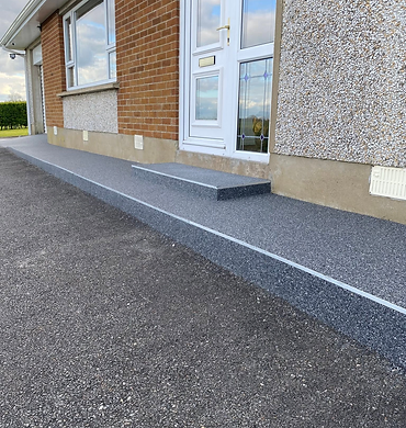 Resin Patio & Drain