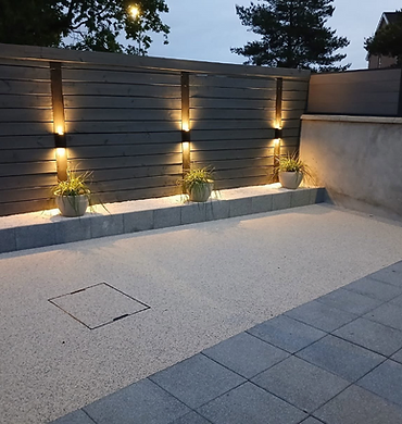 Gold Resin Garage Forecourt
