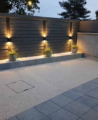 Gold Resin Garage Forecourt