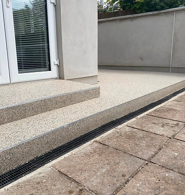 Resin Steps & Entrance