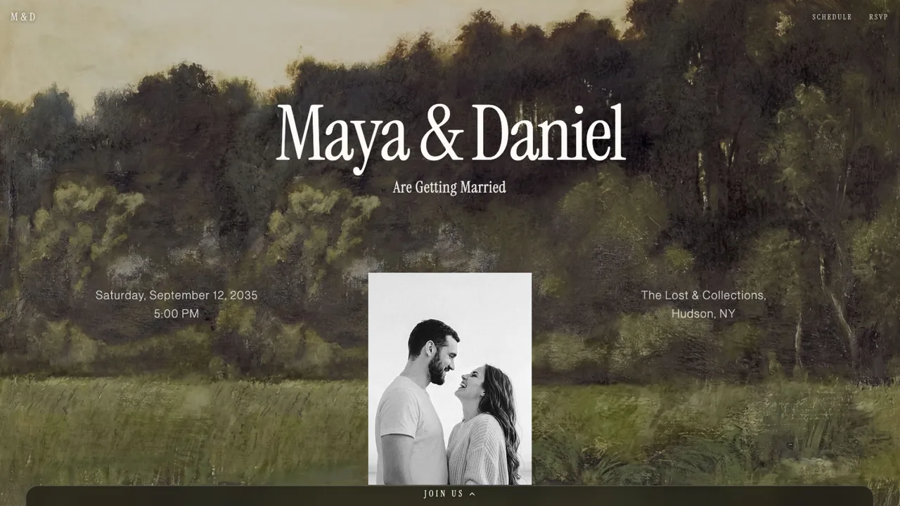 Wedding Invitation template preview