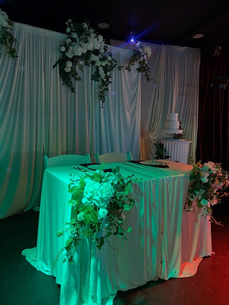 Sweetheart Table & Cake Display