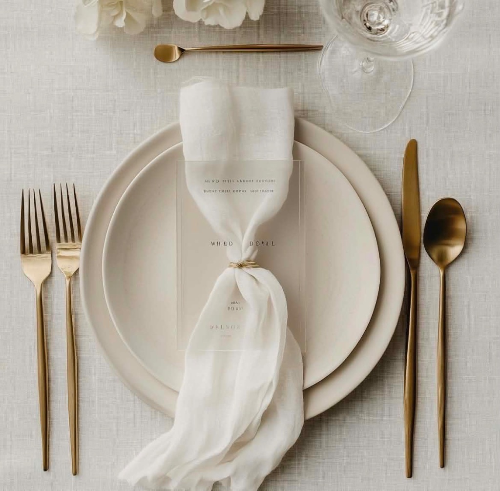 Gold Place Setting