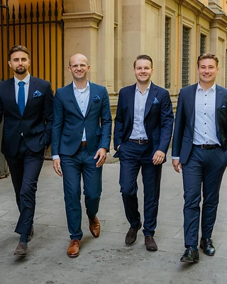 Das Team der Deutsche Bank Immobilien in Würzburg – mit Alexander Wichmann