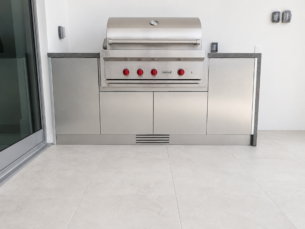 Outdoor kitchen — Ocean Blvd condo installation