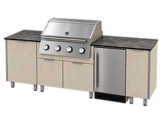 ALUNIQ Extended standard outdoor kitchen