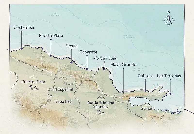 Entire National Coastline, Dominican Republic