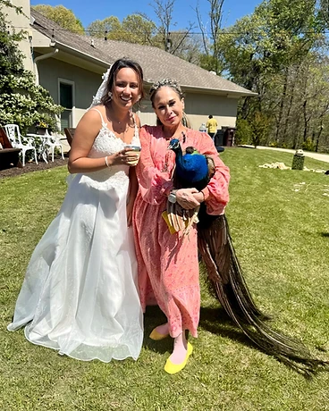 A celebration in the garden