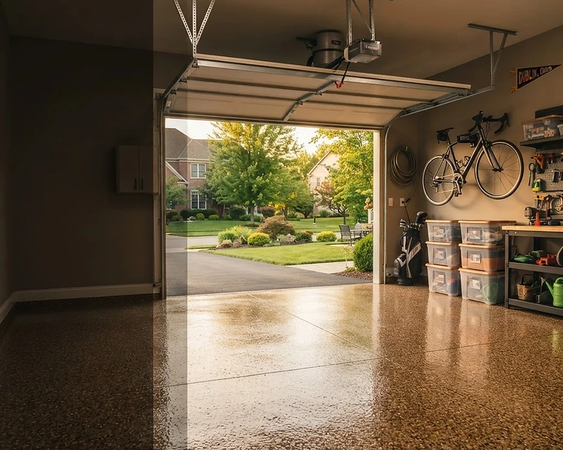 Garage floor coating inspiration