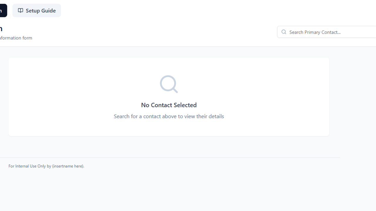 Salesforce Print & Presentation Builder template preview