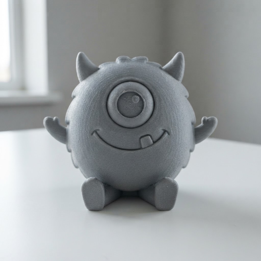 3D printed monster toy