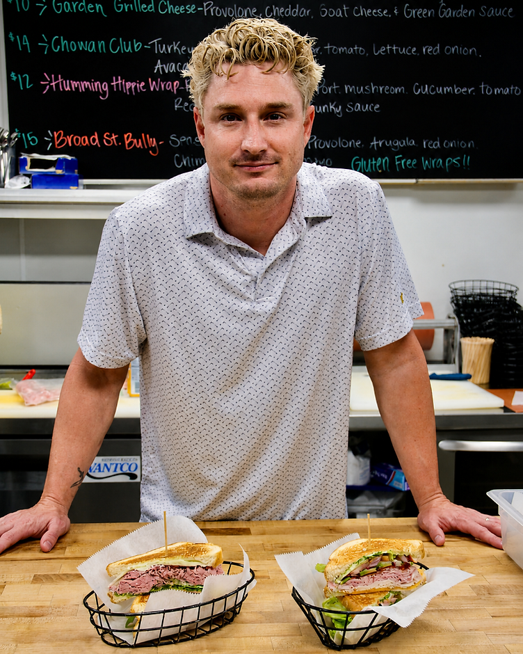 Chef Kris Bateman in his shop