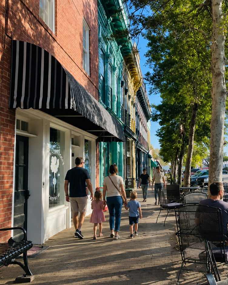 Downtown Edenton street scene