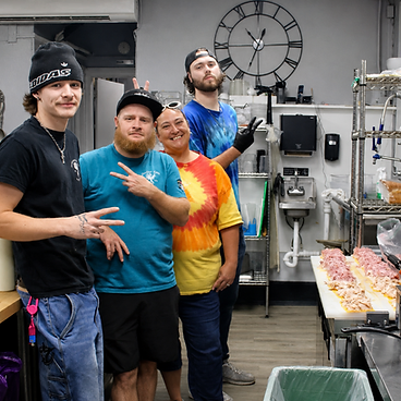 The Downtown Roots kitchen crew